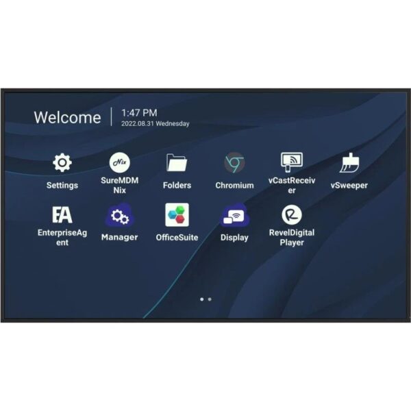 MONITOR DISPLAY PUBLICITARIO VIEWSONIC 75 4K MULTIMEDIA USB-C RJ45 HDMI