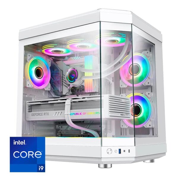 ORDENADOR GAMING HYPE RGB I9 13900K/64 DDR5/2TB NVME/REF.LIQ/850W WHITE
